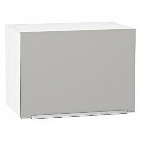 Шкаф верхний горизонтальный Фьюжн Silky Light Grey  Белый 358*500*320