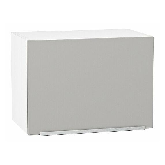 Шкаф верхний горизонтальный Фьюжн Silky Light Grey  Белый 358*500*320
