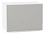 Шкаф верхний горизонтальный Фьюжн Silky Light Grey Белый 358*500*320