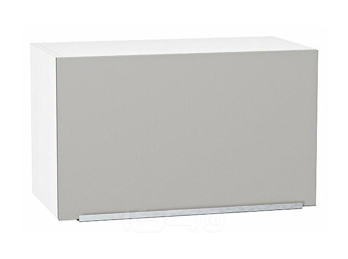 Шкаф верхний горизонтальный Фьюжн Silky Light Grey  Белый 358*600*320