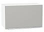 Шкаф верхний горизонтальный Фьюжн Silky Light Grey Белый 358*600*320