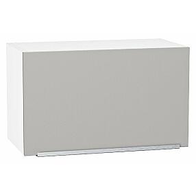 Шкаф верхний горизонтальный Фьюжн Silky Light Grey  Белый 358*600*320