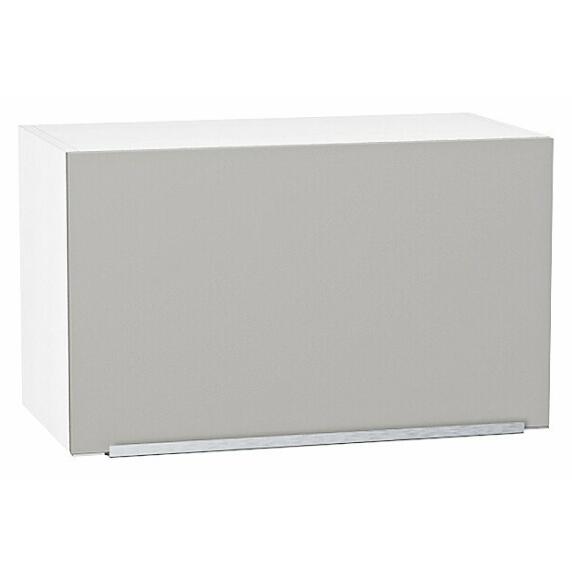 Шкаф верхний горизонтальный Фьюжн Silky Light Grey  Белый 358*600*320