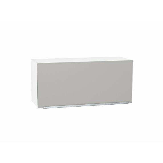 Шкаф верхний горизонтальный Фьюжн Silky Light Grey  Белый 358*800*320
