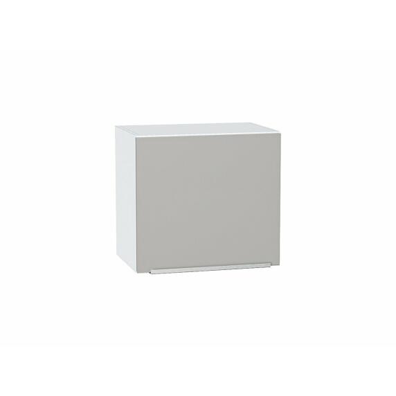 Шкаф верхний горизонтальный Фьюжн Silky Light Grey  Белый 460*500*318
