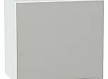 Шкаф верхний горизонтальный Фьюжн Silky Light Grey Белый 460*500*318