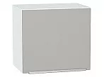 Шкаф верхний горизонтальный Фьюжн Silky Light Grey Белый 460*500*318