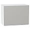 Шкаф верхний горизонтальный Фьюжн Silky Light Grey  Белый 460*600*318 Шкаф верхний горизонтальный Фьюжн Silky Light Grey  Белый 460*600*318