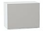 Шкаф верхний горизонтальный Фьюжн Silky Light Grey Белый 460*600*318