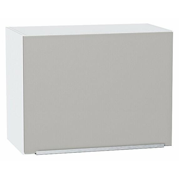 Шкаф верхний горизонтальный Фьюжн Silky Light Grey  Белый 460*600*318