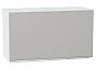 Шкаф верхний горизонтальный Фьюжн Silky Light Grey Белый 460*800*318