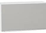 Шкаф верхний горизонтальный Фьюжн Silky Light Grey Белый 460*800*318