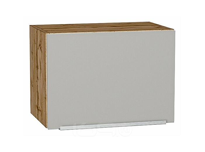 Шкаф верхний горизонтальный Фьюжн Silky Light Grey  Дуб Вотан 358*500*320