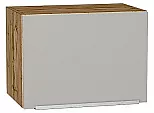 Шкаф верхний горизонтальный Фьюжн Silky Light Grey Дуб Вотан 358*500*320