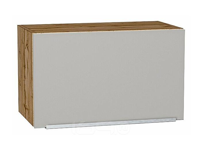 Шкаф верхний горизонтальный Фьюжн Silky Light Grey  Дуб Вотан 358*600*320