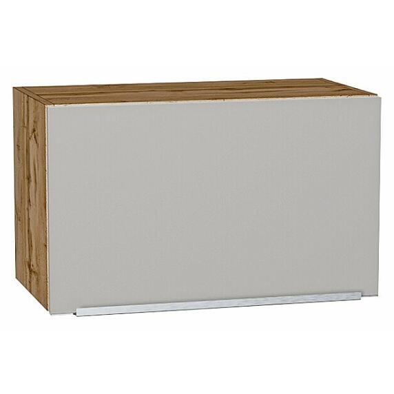 Шкаф верхний горизонтальный Фьюжн Silky Light Grey  Дуб Вотан 358*600*320