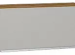 Шкаф верхний горизонтальный Фьюжн Silky Light Grey Дуб Вотан 358*800*320