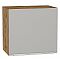 Шкаф верхний горизонтальный Фьюжн Silky Light Grey  Дуб Вотан 460*500*318 Шкаф верхний горизонтальный Фьюжн Silky Light Grey  Дуб Вотан 460*500*318