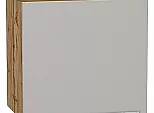 Шкаф верхний горизонтальный Фьюжн Silky Light Grey Дуб Вотан 460*500*318