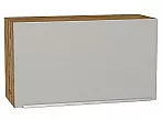 Шкаф верхний горизонтальный Фьюжн Silky Light Grey Дуб Вотан 460*800*318
