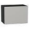 Шкаф верхний горизонтальный Фьюжн Silky Light Grey  Graphite 358*500*320 Шкаф верхний горизонтальный Фьюжн Silky Light Grey  Graphite 358*500*320