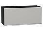 Шкаф верхний горизонтальный Фьюжн Silky Light Grey Graphite 358*800*320
