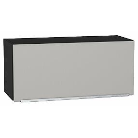 Шкаф верхний горизонтальный Фьюжн Silky Light Grey  Graphite 358*800*320