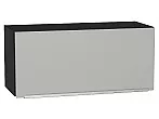 Шкаф верхний горизонтальный Фьюжн Silky Light Grey Graphite 358*800*320