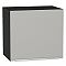 Шкаф верхний горизонтальный Фьюжн Silky Light Grey  Graphite 460*500*318 Шкаф верхний горизонтальный Фьюжн Silky Light Grey  Graphite 460*500*318