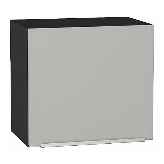Шкаф верхний горизонтальный Фьюжн Silky Light Grey  Graphite 460*500*318