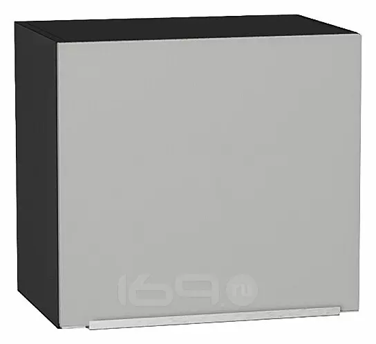 Шкаф верхний горизонтальный Фьюжн Silky Light Grey Graphite 460*500*318