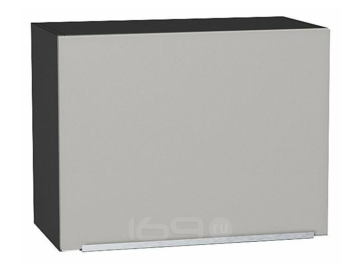Шкаф верхний горизонтальный Фьюжн Silky Light Grey  Graphite 460*600*318