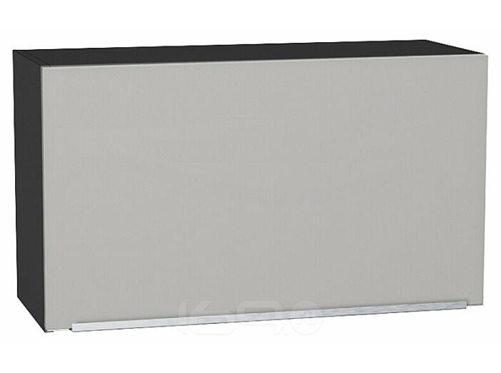 Шкаф верхний горизонтальный Фьюжн Silky Light Grey  Graphite 460*800*318