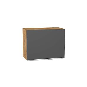 Шкаф верхний горизонтальный Фьюжн Stormy Silk/Дуб Вотан 458*600*318