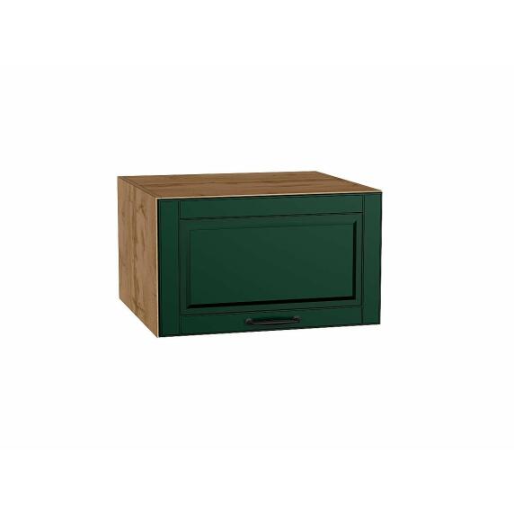 Шкаф верхний горизонтальный глубокий Дублин Special Green/Дуб Вотан 358*600*574