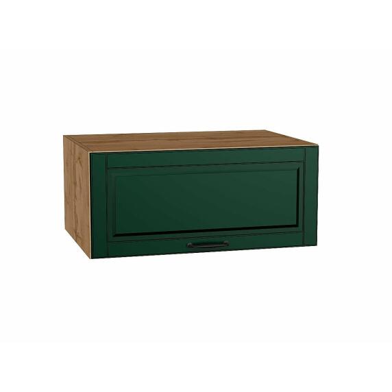 Шкаф верхний горизонтальный глубокий Дублин Special Green/Дуб Вотан 358*800*574