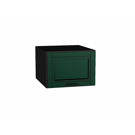 Шкаф верхний горизонтальный глубокий Дублин Special Green/Graphite 358*500*574