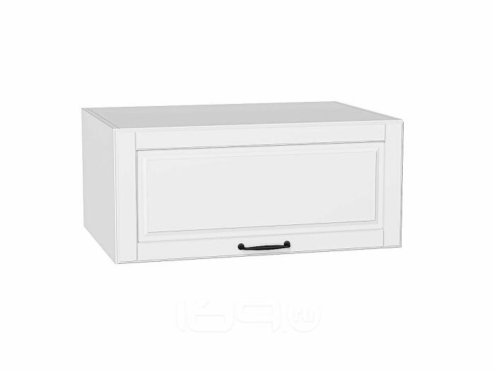 Шкаф верхний горизонтальный глубокий Дублин Special White/Белый 358*800*574