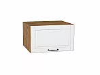 Шкаф верхний горизонтальный глубокий Дублин Special White/Дуб Вотан 358*600*574