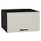 Шкаф верхний горизонтальный глубокий Фрейм Cream Silk Graphite 358*600*580 Шкаф верхний горизонтальный глубокий Фрейм Cream Silk Graphite 358*600*580