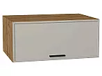 Шкаф верхний горизонтальный глубокий Фрейм Grey Silk Дуб Вотан 358*800*580