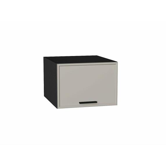 Шкаф верхний горизонтальный глубокий Фрейм Grey Silk Graphite 358*500*580