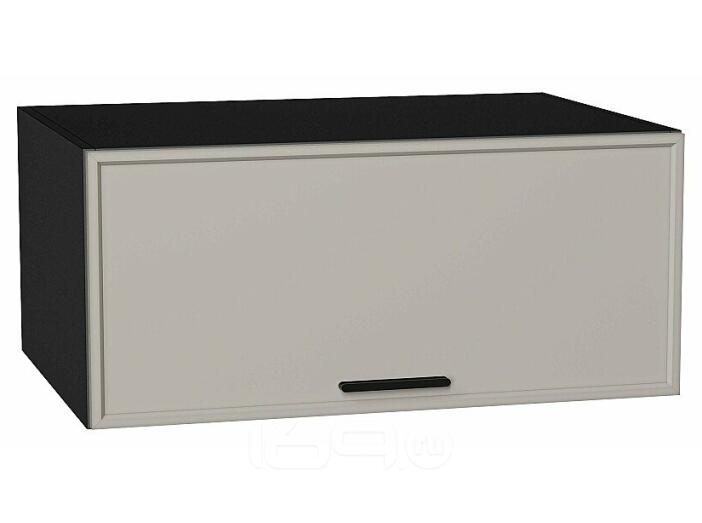 Шкаф верхний горизонтальный глубокий Фрейм Grey Silk Graphite 358*800*580
