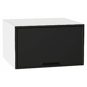 Шкаф верхний горизонтальный глубокий Фрейм Stormy Silk Белый 358*600*580