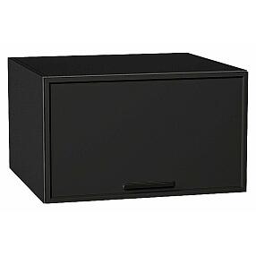 Шкаф верхний горизонтальный глубокий Фрейм Stormy Silk Graphite 358*600*580