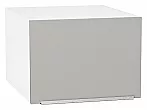 Шкаф верхний горизонтальный глубокий Фьюжн Silky Light Grey Белый 358*500*576
