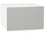 Шкаф верхний горизонтальный глубокий Фьюжн Silky Light Grey Белый 358*600*576