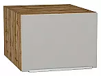 Шкаф верхний горизонтальный глубокий Фьюжн Silky Light Grey Дуб Вотан 358*500*576