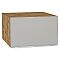 Шкаф верхний горизонтальный глубокий Фьюжн Silky Light Grey  Дуб Вотан 358*600*576 Шкаф верхний горизонтальный глубокий Фьюжн Silky Light Grey  Дуб Вотан 358*600*576