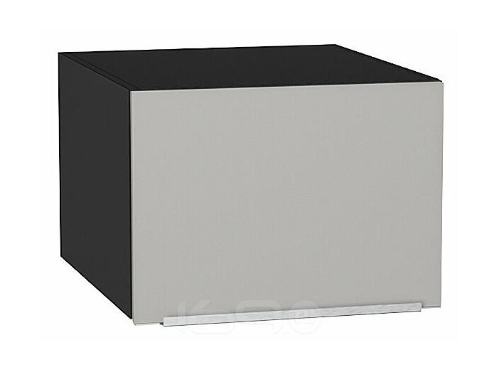 Шкаф верхний горизонтальный глубокий Фьюжн Silky Light Grey  Graphite 358*500*576